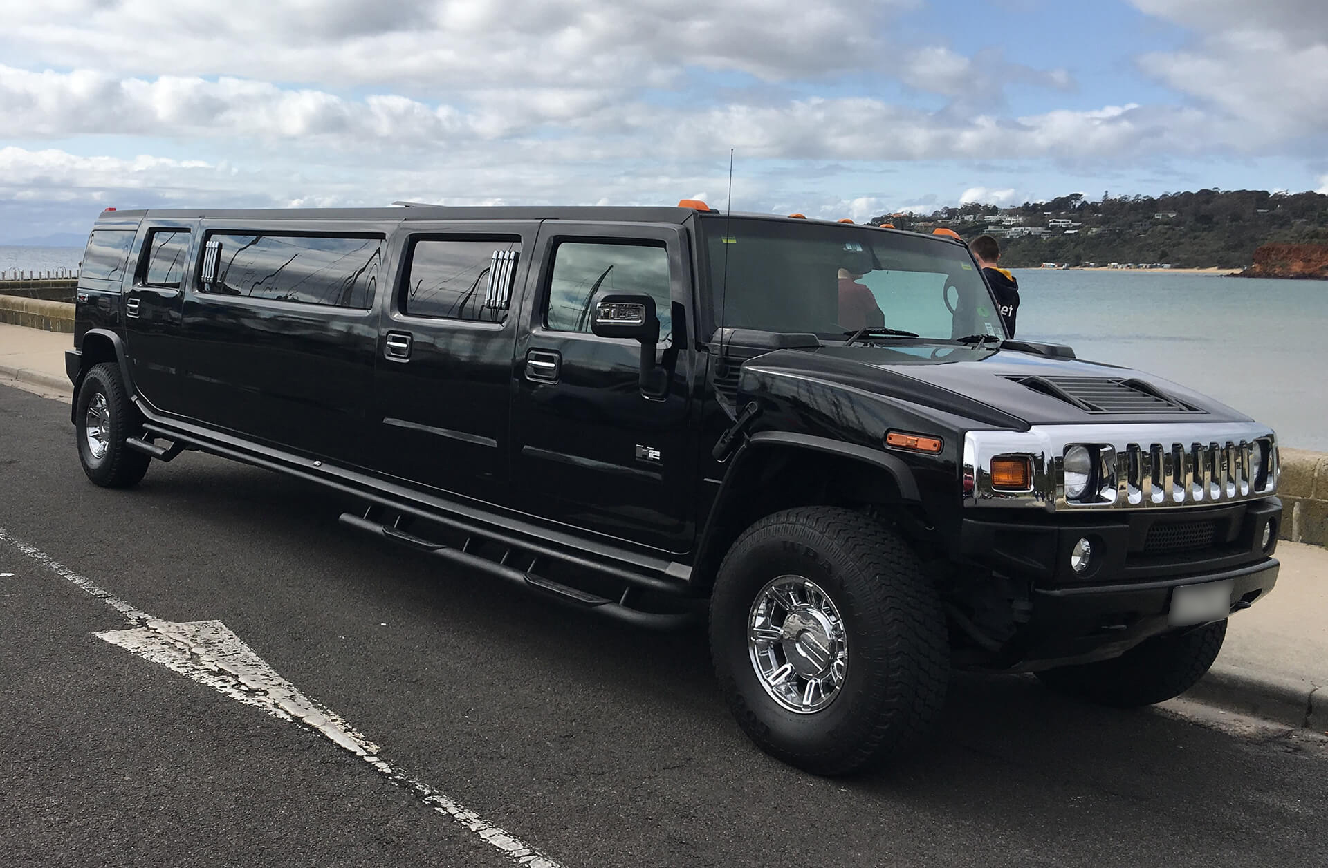 Hummer H2 Goliath stretch limousine for large group luxury transport